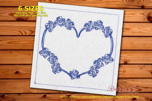 A Cozy Valentine's Day Embroidered Heart
