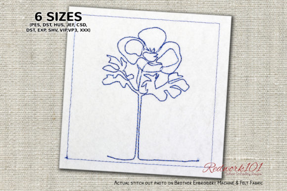 A Designer's Review: The Anemone Flower Embroidery File
