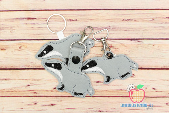 A Designer's Take: The Cute Badger Key Fob Pattern