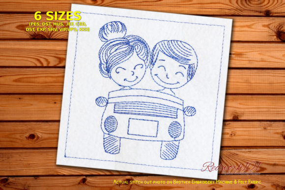 A Practical Review of Lovely Couple Driving Car Redwork