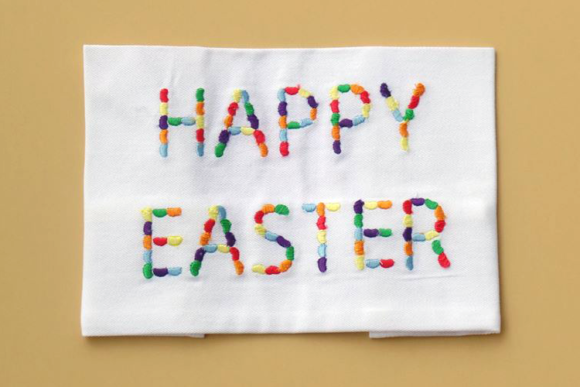 A Professional's Review of the Jelly Bean Happy Easter Embroidery Design