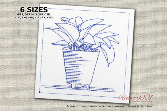 Aquarius Plants Bluework Embroidery Review