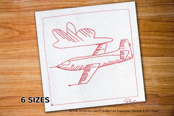 Bell X-1 Plane Embroidery Design for Meaningful Gifts