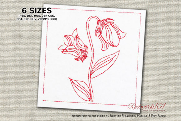 Bluebell Flower Redwork: A Boutique Sweatshirt Design Review