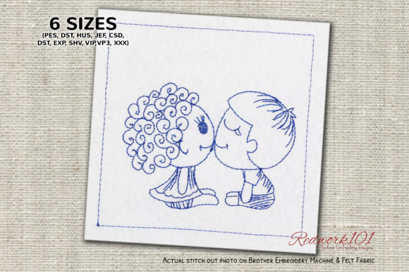 Cute Kids Kissing Embroidery: A Holiday Season Review