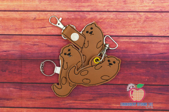 Northern River Otter Keyfob Embroidery Review