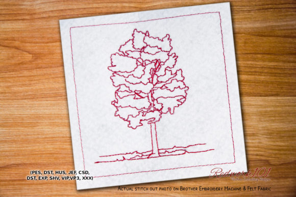 Poplar Tree Bluework Embroidery Design Review