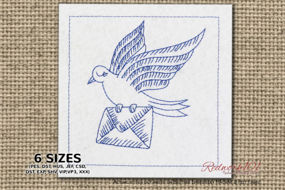 Reviewing the Love Birds Carrying Letter Lineart Design