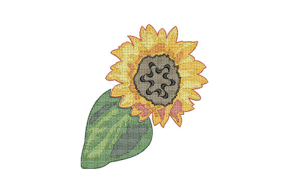 Sunflower with Large Leaf: A Design Review for Boutique Sweatshirts